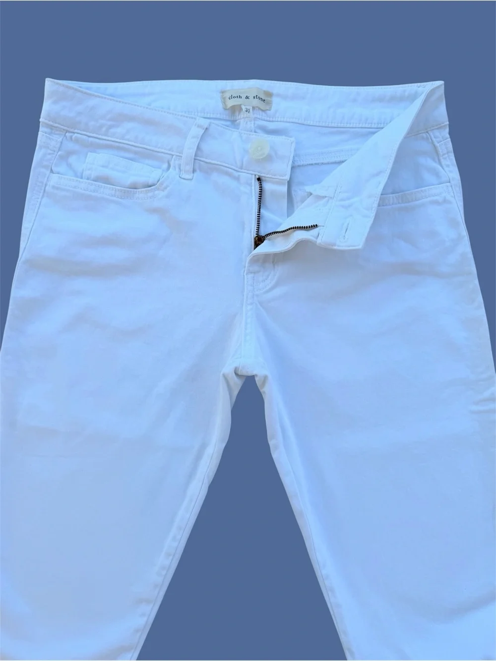 Cloth & Stone White Mid-Rise Skinny Stretch Ankle Jeans ~ Women’s 10/31